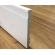 Rodapé Poliestireno Branco 10cm Altura com Friso - 15mm (BARRA 2 METROS)