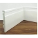 Rodapé Poliestireno Branco 10cm Altura com Friso - 15mm (BARRA 2 METROS)