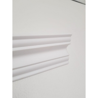 Sanca Rodateto em Poliestireno 7cm Altura (Barra 2 metros)