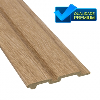 Ripado Poliestireno Cor Pinus Barra 285cm Alt x 12cm Larg