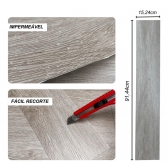 CAIXA C/ 5 M2 - PISO VINILICO AUTOCOLANTE COR MADEIRA DEMOLIÇÃO - ESPESSURA 1.5 MM