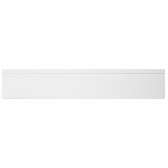 Barra 2 Metros - Rodapé Poliestireno Branco 7cm Altura Friso