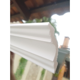 Sanca Rodateto em Poliestireno 9cm altura (Barra 2 Metros)