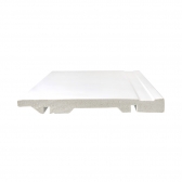 KIT 10 BARRAS RODAPE 15CM ALTURA + 2 SILICONE PU40 BRANCO