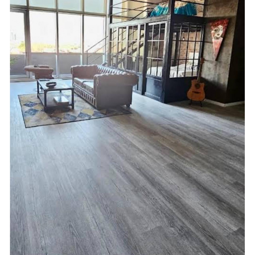 CAIXA C/ 5 M2 - PISO VINILICO AUTOCOLANTE COR MADEIRA DEMOLIÇÃO - ESPESSURA 1.5 MM