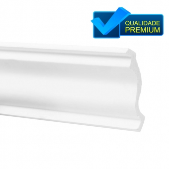 Sanca Rodateto em Poliestireno 9cm altura (Barra 2 Metros)