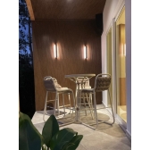 Painel Ripado Poliestireno Ipê 285cm Alt x 12cm Largura