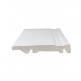 KIT 20 BARRAS RODAPE 10CM ALTURA + 4 SILICONE PU40 BRANCO