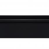 Rodapé Poliestireno Preto 10cm Altura Luxo - 15mm (BARRA 2 METROS)